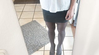 Heelschuh ich in meiner Wäsche