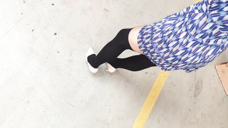 Heelschuh ich in meiner Wäsche