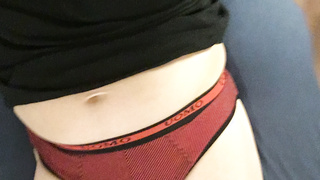 Morgens ich zeige meinen Penis