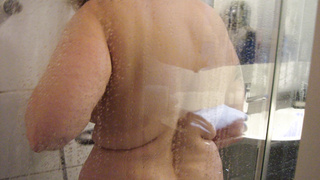Meine BBW Ehefrau im Bad