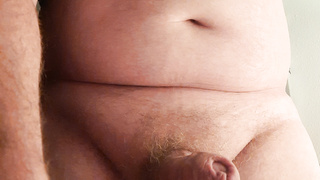 Haariger Penis immer einsatzbereit