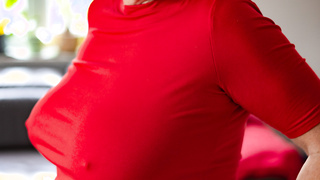 Oma mit großen geilen Titten