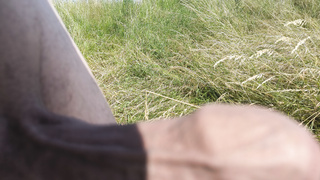 Mein Schwanz wollte Outdoor raus