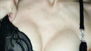 Ich im BH & Unterwäsche