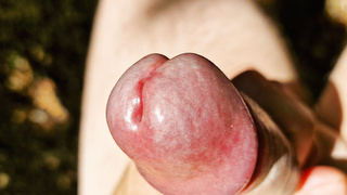 Alleine im Wald mit Lusttropfen
