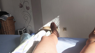 Guten Morgen von der Sonne wachgeküsst