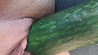Gurken Salat für die Muschi
