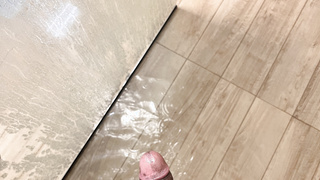 Mein schwarzer Schwanz in der Dusche