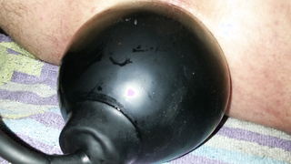 Spaß mit meinem aufblasbaren Plug