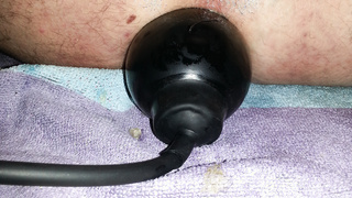 Spaß mit meinem aufblasbaren Plug