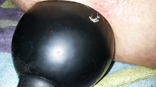 Spaß mit meinem aufblasbaren Plug