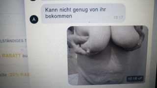 Meine Freundin (80) im Chat mit jungem Mann