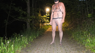 Spaziergang in Strumpfhose