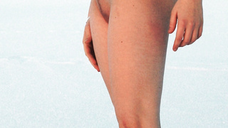 Nackt im ersten Schnee