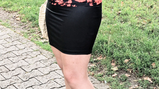 Ehefrau sexy in High Heels