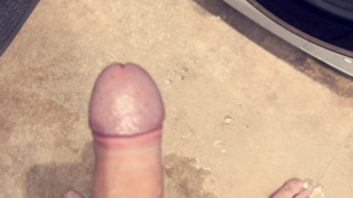 Mein Schwanz nach der Dusche