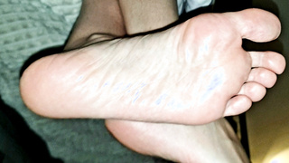 Sehr schöne Fußsohlen