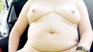 Ich im Auto fickbereit