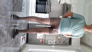 Nylonliebhaber und Nylonträger