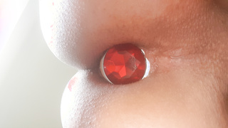 Nackter rasierter Schwanz