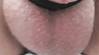 Penis mit Ring hat Lust