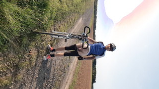 Rad fahren ohne Unterwäsche