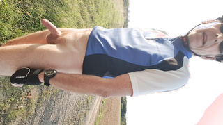 Rad fahren ohne Unterwäsche