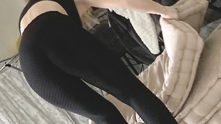 Arsch meiner Frau in Legins