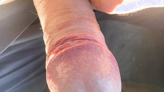 In der Uniform den Schwanz ausgepackt