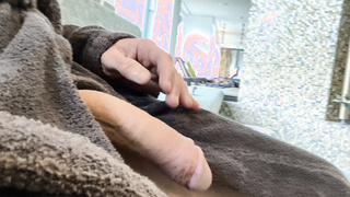 Langer Schwanz in der Sauna