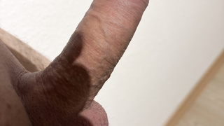 Mein Hard gewichster Schwanz