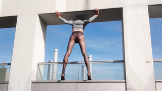 Ich war ein bisschen draußen unterwegs und im Büro.