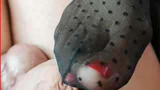 Footjob bei der Womanicer Befriedigung