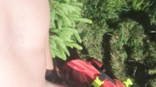 Mein erstes Mal nackt Fahrrad fahren!