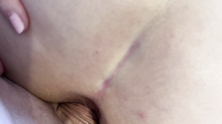 Tief in den Arsch gefickt und ich Fingern mich