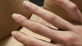 Fingern bis die Muschi brennt