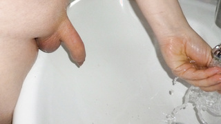 Beim Schokocreme verteilen