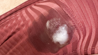 In die Shorts gespritzt.