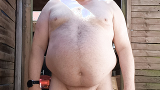 Nackt  drinnen und  draußen