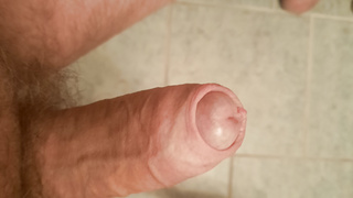 Abspritzen vor dem Duschen