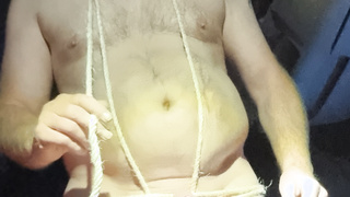 Nackter im LKW Fahrer