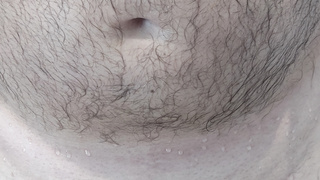 Unter der Dusche hab mich frisch rasiert