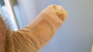 Spritzen mit Nylonsocken