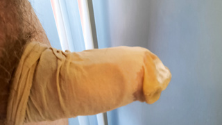 Spritzen mit Nylonsocken