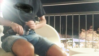 Nackt im Hotel in Italien