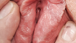 Schön geöffnete Pussy