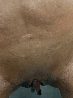 Muschi frisch rasiert