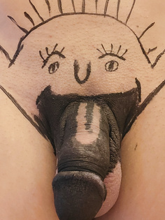 Meine Penisbemalung  Teil 2