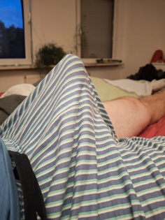 Vorhautschwanz heute Morgen