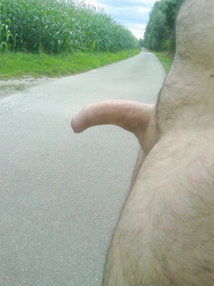 Am Radweg abgewichst